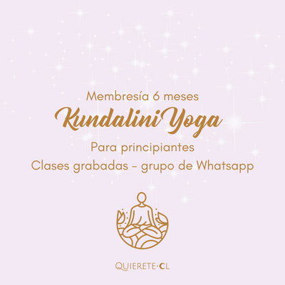 ACCESO 6 MESES - Membresía Kundalini Yoga para principiantes