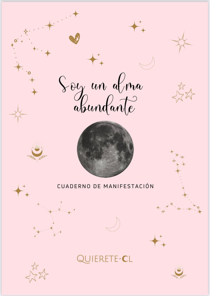 Cuaderno de manifestación EN FORMATO FÍSICO "Soy un alma abundante" ENVÍO INCLUIDO